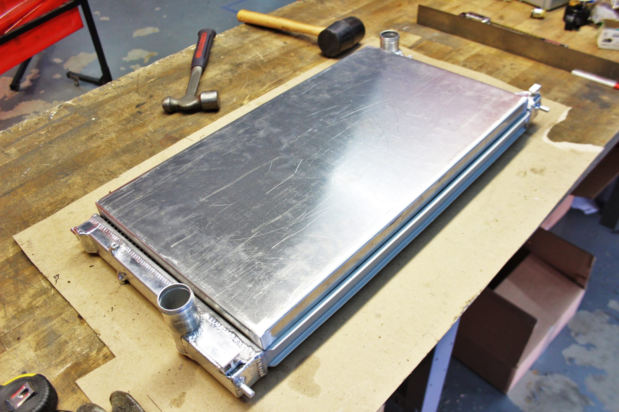 Custom Knight Rider Radiator Shroud Homemade Fan Shroud : DIY Cooling Solution - Motor Riderz