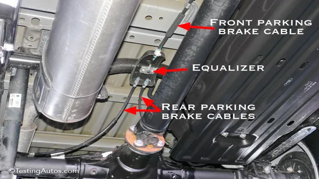 how to adjust e brake cable