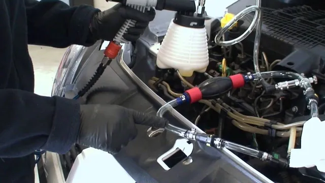 how to bleed air out of 6.7 fuel system