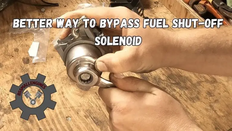 How to Bypass Fuel Shut off Solenoid