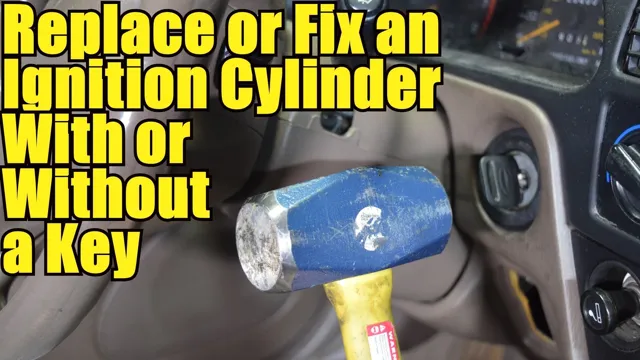 how to bypass ignition lock cylinder