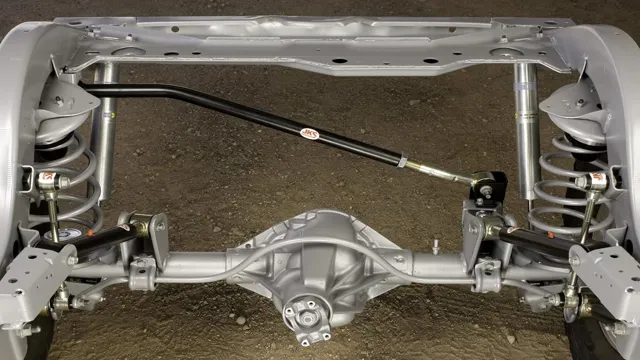 how to center axle with adjustable track bar