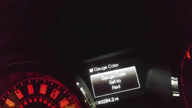 how to change dash light color