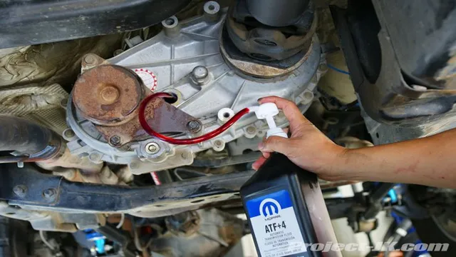 how to check fluid in transfer case