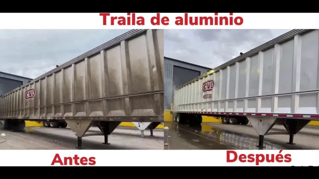 how to clean a aluminum trailer