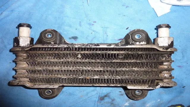 how to clean oil cooler radiator