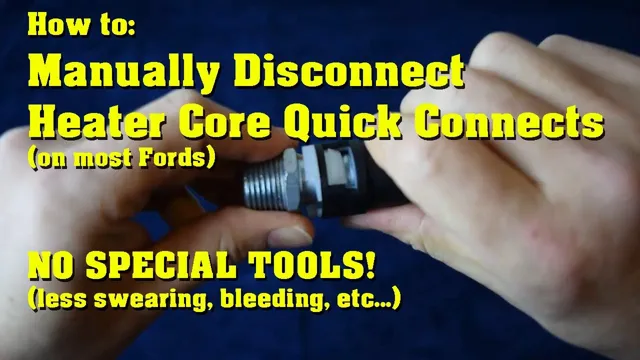 how to disconnect ford electrical connectors