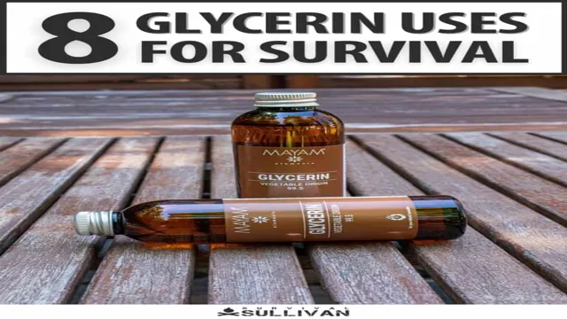 how to dispose of glycerin