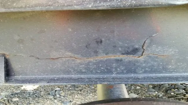 how to fix a bent trailer frame