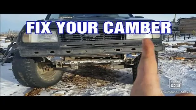 how to fix camber on a lifted truck