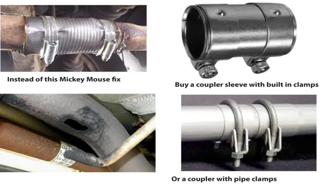 how to fix exhaust leak at flange