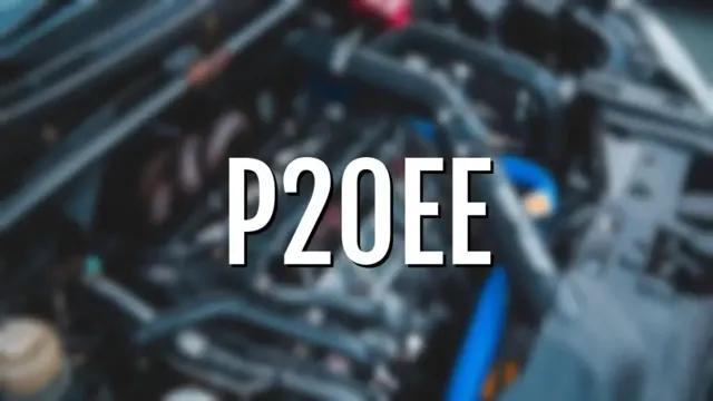 how to fix p20ee code