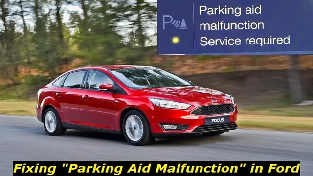 how to fix parking aid malfunction