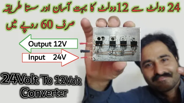 how to get 12 volts from a 24 volt system