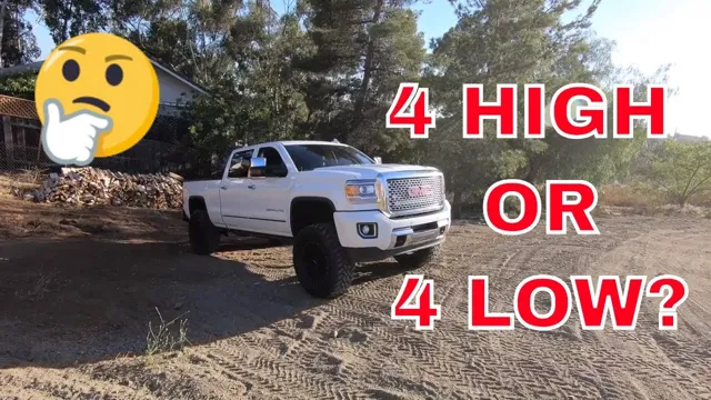 Get Your Truck Moving Again: The Ultimate Guide to Getting Out of 4 Low