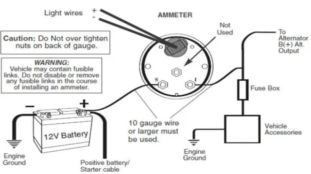 how to hook up amp gauge