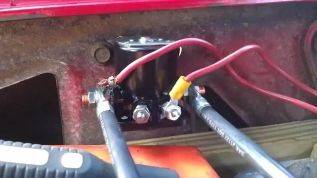 how to jump a starter solenoid