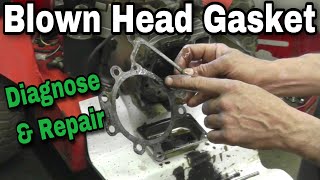 Symptoms of a Blown Head Gasket on a Lawn Mower