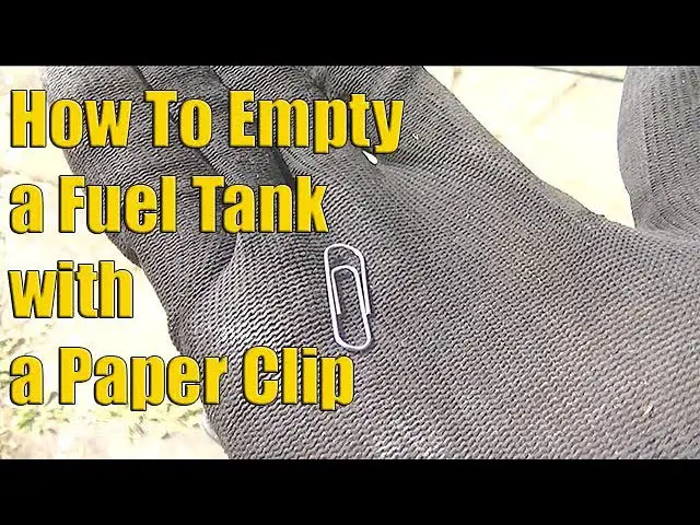 How to Drain Diesel Fuel Tank