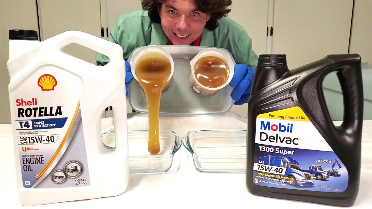 Delvac Vs Rotella Oil