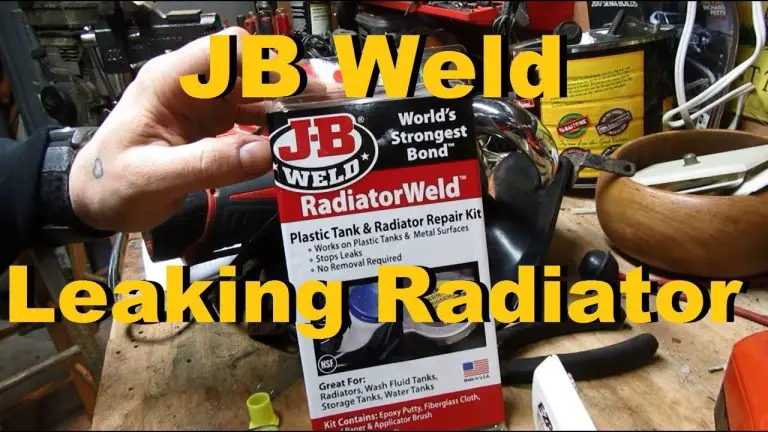 How To Fix A Radiator Leak With Jb Weld