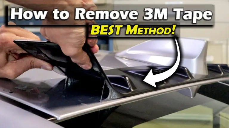 How To Remove Double Sided Tape From Car Door