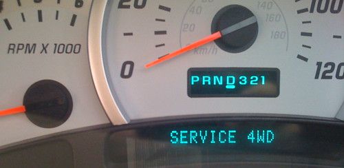 What Does Service 4Wd Mean On Chevy Trailblazer