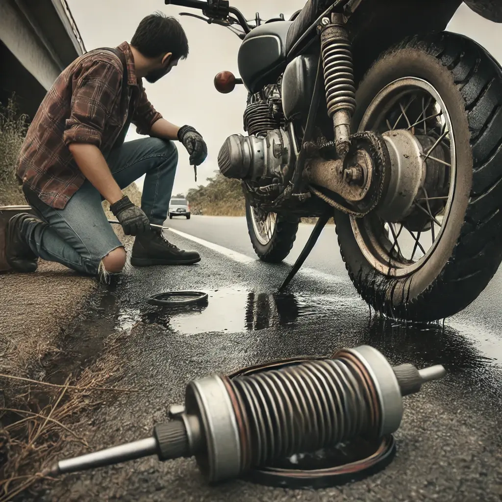 Preventing motorcycle axle seal failure