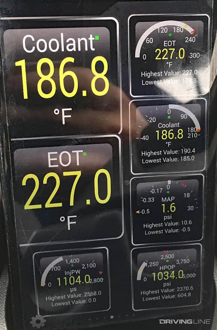 6.0 Powerstroke Oil Temp Vs Coolant Temp