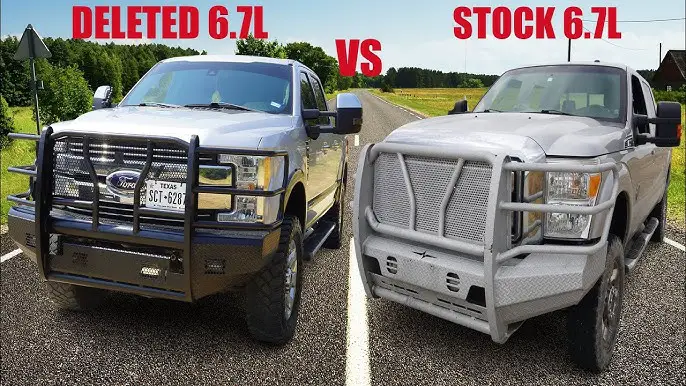 6.7 Powerstroke Deleted Vs Stock