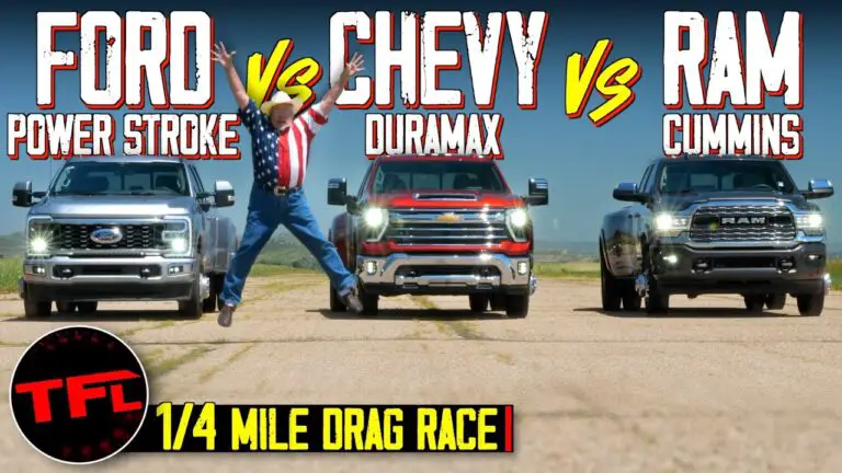 Powerstroke Vs Cummins Race