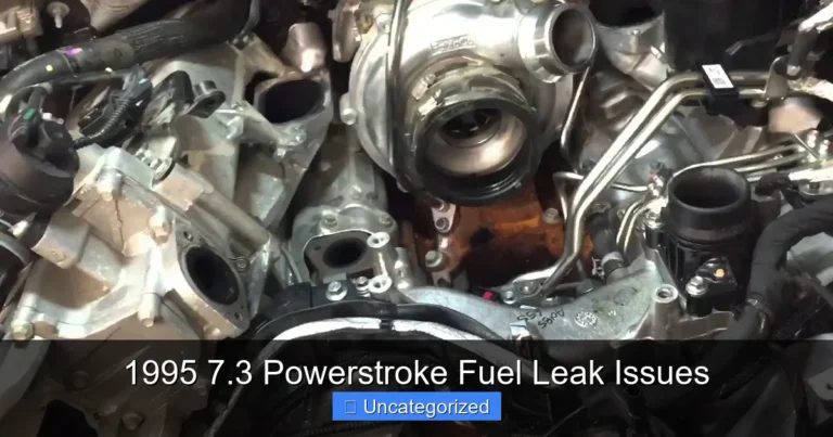 Featured image for 1995 7.3 Powerstroke Fuel Leak Issues