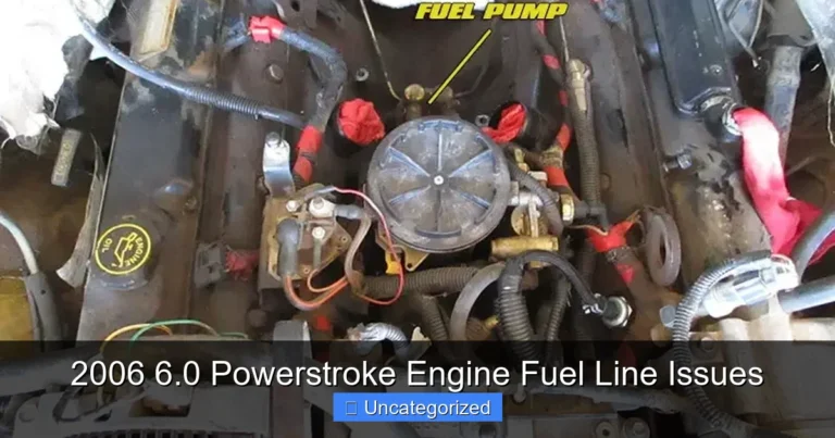 Featured image for 2006 6.0 Powerstroke Engine Fuel Line Issues