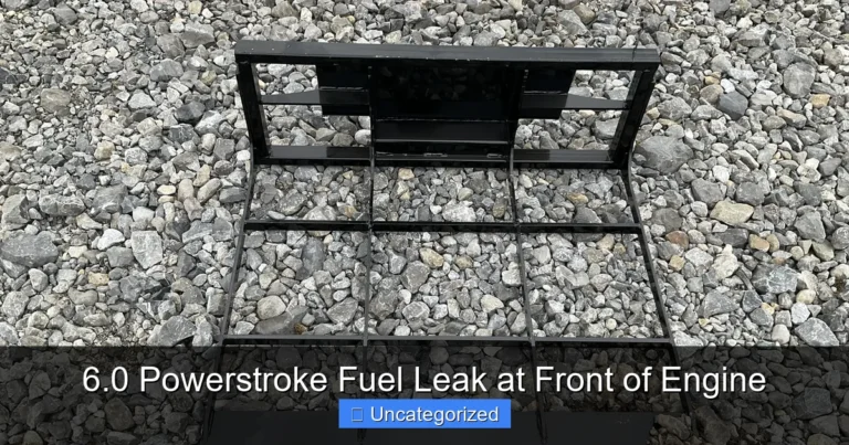 Featured image for 6.0 Powerstroke Fuel Leak at Front of Engine