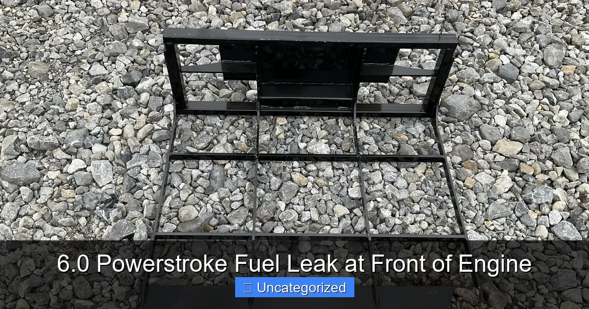 Featured image for 6.0 Powerstroke Fuel Leak at Front of Engine