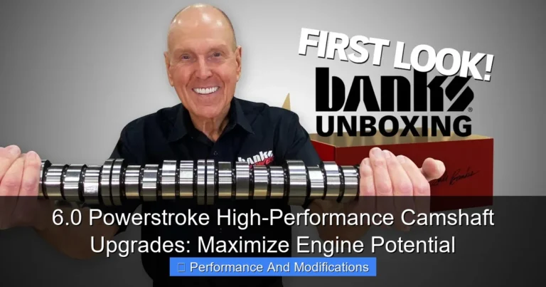 Featured image for 6.0 Powerstroke High-Performance Camshaft Upgrades: Maximize Engine Potential