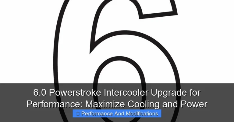 Featured image for 6.0 Powerstroke Intercooler Upgrade for Performance: Maximize Cooling and Power