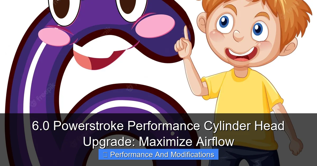 Featured image for 6.0 Powerstroke Performance Cylinder Head Upgrade: Maximize Airflow