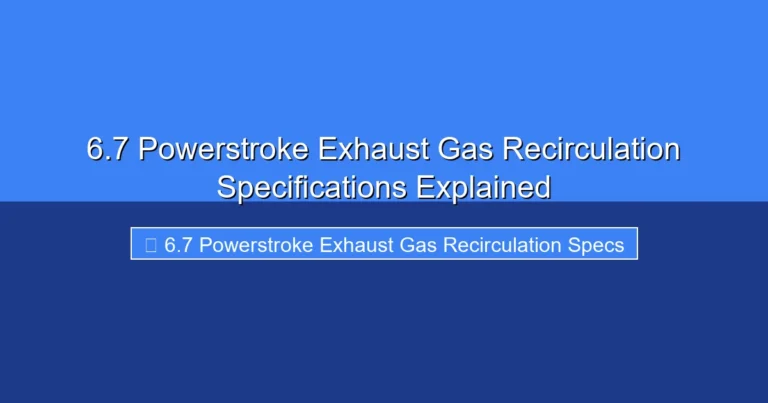 Featured image for 6.7 Powerstroke Exhaust Gas Recirculation Specifications Explained