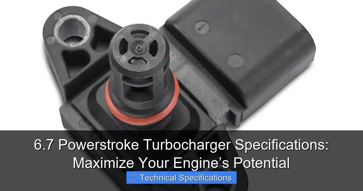 Featured image for 6.7 Powerstroke Turbocharger Specifications: Maximize Your Engine’s Potential