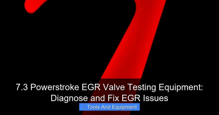 Featured image for 7.3 Powerstroke EGR Valve Testing Equipment: Diagnose and Fix EGR Issues