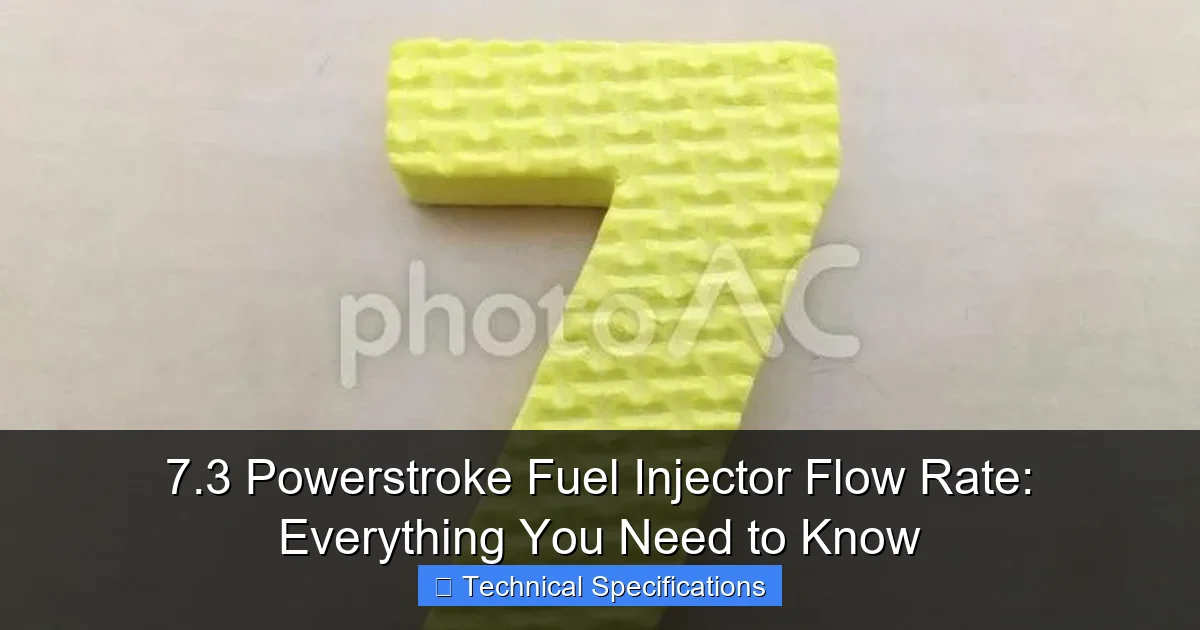 Featured image for 7.3 Powerstroke Fuel Injector Flow Rate: Everything You Need to Know