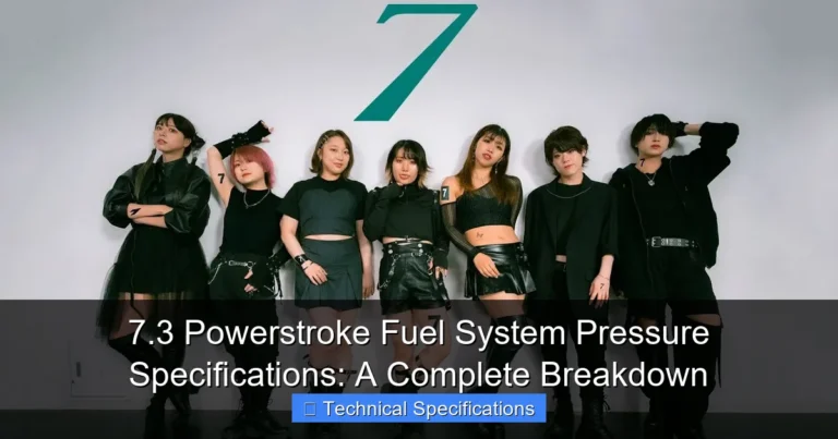Featured image for 7.3 Powerstroke Fuel System Pressure Specifications: A Complete Breakdown