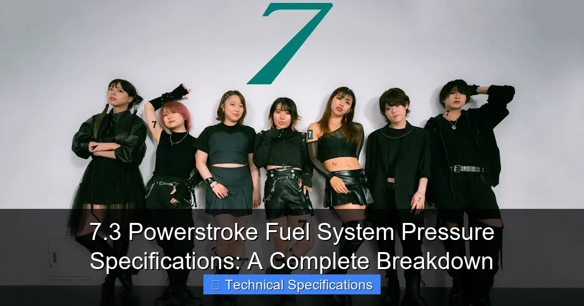 Featured image for 7.3 Powerstroke Fuel System Pressure Specifications: A Complete Breakdown