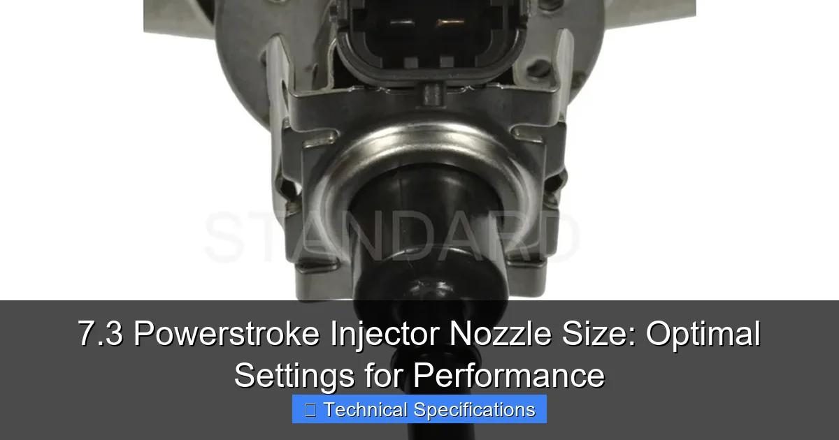 Featured image for 7.3 Powerstroke Injector Nozzle Size: Optimal Settings for Performance