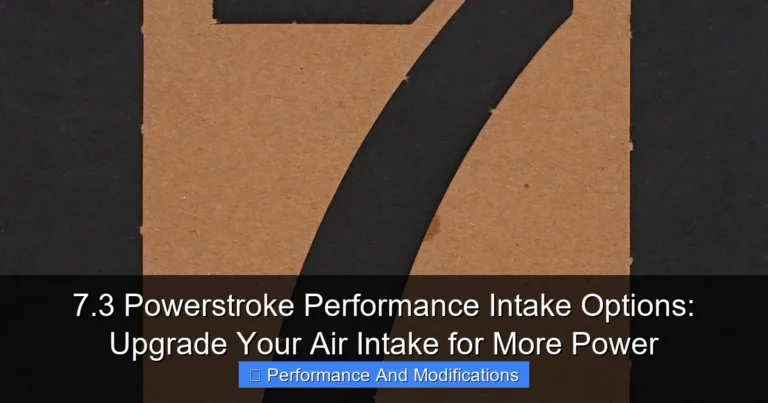 Featured image for 7.3 Powerstroke Performance Intake Options: Upgrade Your Air Intake for More Power