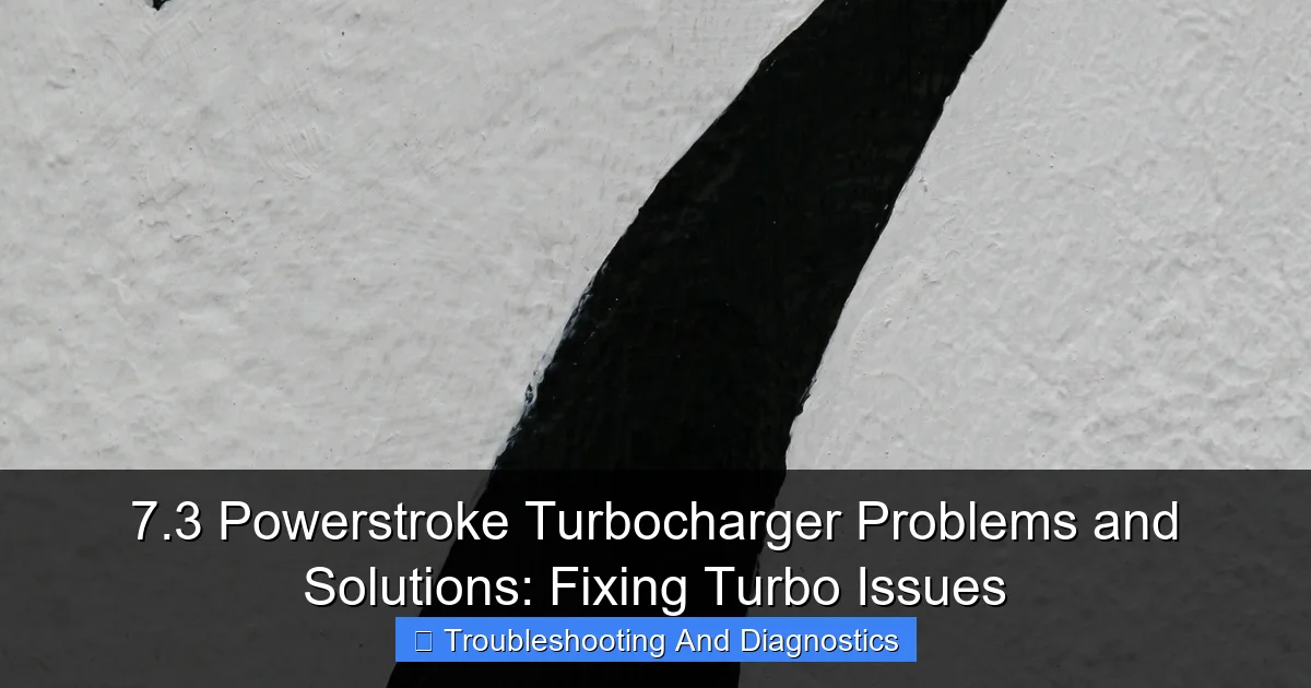 Featured image for 7.3 Powerstroke Turbocharger Problems and Solutions: Fixing Turbo Issues