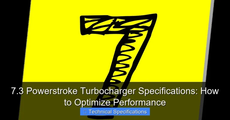 Featured image for 7.3 Powerstroke Turbocharger Specifications: How to Optimize Performance