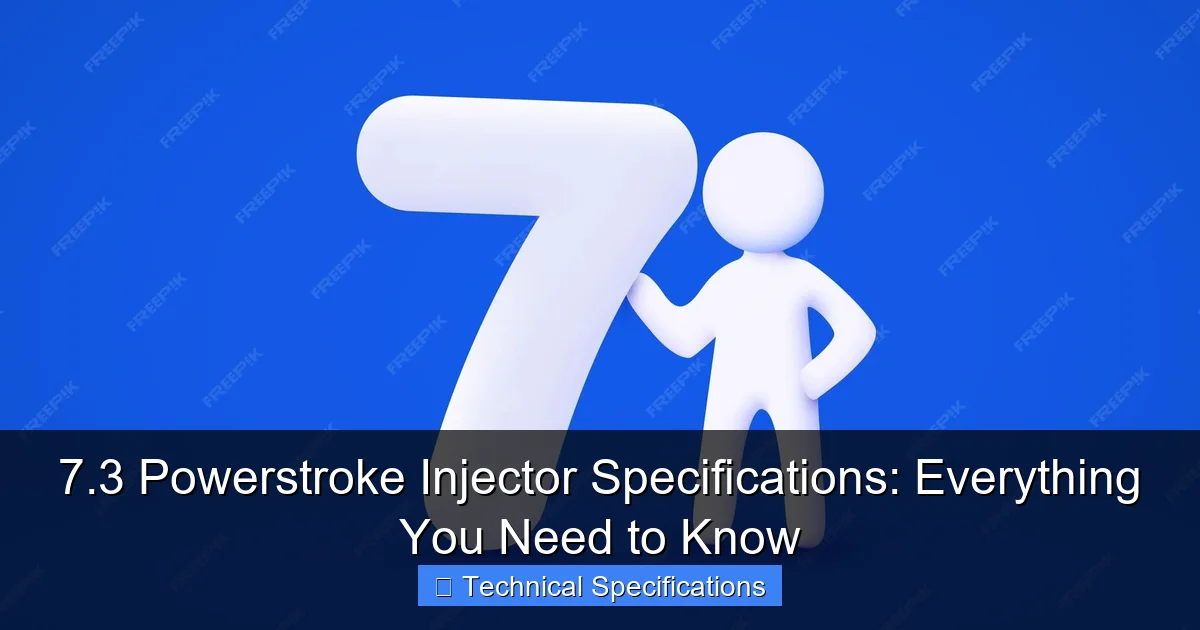 7.3 Powerstroke Injector Specifications: Everything You Need to Know - content2 visual guide