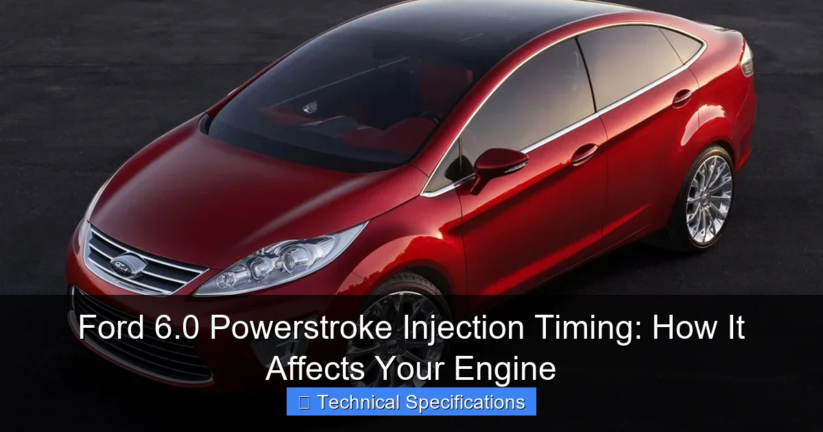Ford 6.0 Powerstroke Injection Timing: How It Affects Your Engine - content1 visual guide